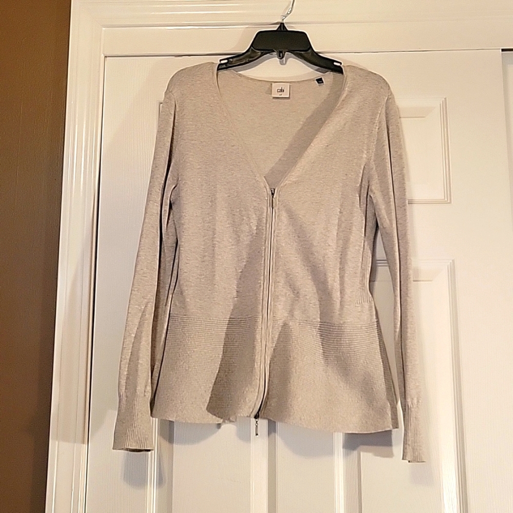 Ladies' Cabi Willow Style 3005 Zip Cardigan Sz. M